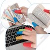 JDICTION 24-Piece Silicone Finger Protector Set - Heat Resistant Thimble Guards For Hot Glue Gun Safety - 2 of 4