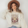 Simply Sage Market Women's Graphic Sweatshirt Nashville Retro Flowers - 2 of 2
