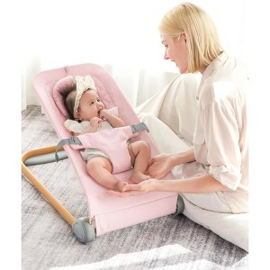 Fodoss Baby Bouncer, Portable Infant Bouncer Seat with Ergonomic Support, Foldable Baby Rocker Chair, Convertible Baby Bassinet for Newborns - 1 of 4