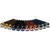 WE Games Tapered Easy Grip Cribbage Pegs w/ Velvet Pouch - Set of 8 (Brass, Chrome, Black, Copper) - 4 of 4