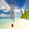 Woodstock Wind Chimes Signature Collection, Amazing Grace Chime, Heavenly 53'' Silver Wind Chime AGXLS - image 2 of 4