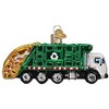 Old World Christmas Glass Blown Ornament for Christmas Tree, Garbage Truck - 2 of 4