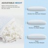 Cooling Queen Pillows 2 Pack, Shredded Foam, Washable with Removable Cover, Cool Night Sleep - 3 of 4