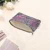 Unique Bargains Vintage Embossment Flower Makeup Bag 1 Pc - 3 of 4