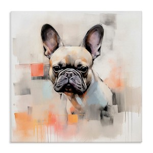Stupell Industries French Bulldog Abstract, 17" x 17" - 1 of 4