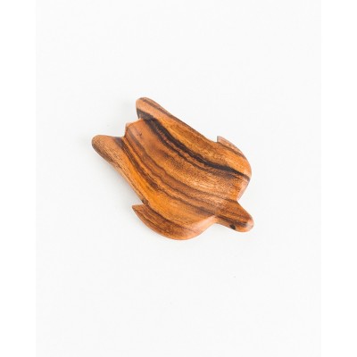Slickblue Hand-Crafted Acacia Wood 7" Dish - Versatile Spoon Rest, Ring Dish, or Gift