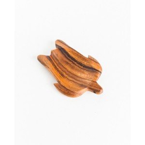 Slickblue Hand-Crafted Acacia Wood 7" Dish - Versatile Spoon Rest, Ring Dish, or Gift - 1 of 4