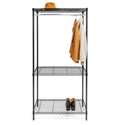 Shelving.com Entryway Coat Rack and Shoe Storage - 18"d x 36"w x 72"h
