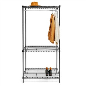 Shelving.com Entryway Coat Rack and Shoe Storage - 18"d x 36"w x 72"h - 1 of 3