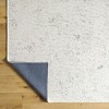 Hauteloom Isako Blue & Gray Solid Washable Area Rug - 4 of 4