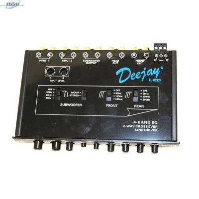 DEEJAYLED 4 BAND EQ WITH A 2 WAY CROSSOV TBHEQ7007