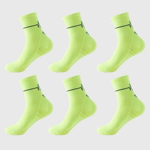Anna-Kaci Women's 6pk Professional Athletic Socks - Ankle-Length Sports Socks with Elastic Cuff & Reinforced Design for Running & Gym - 1 of 4