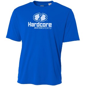 Hardcore Men's Short Sleeve Rash Guard Surf Shirt - Relaxed Fit Swimwear Designed for Combined Comfort and Performance - 1 of 4