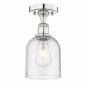 Bella - 1 Light Semi-Flush Mount In Industrial Style-9.63 Inches Tall and 5.5 Inches Wide - 1 of 1