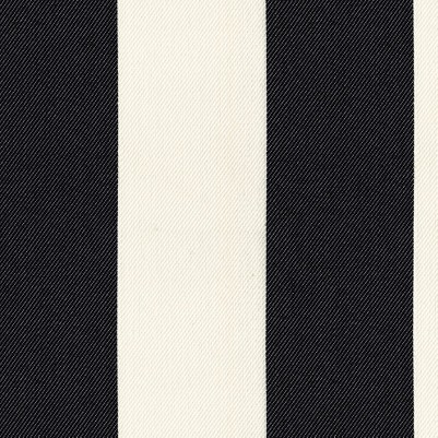 cabana stripe black & ivory