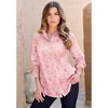 Roaman's Women's Plus Size Long Sleeve Kate Big Shirt - 3 of 4