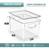 Sorbus Large Clear Plastic Storage Bins with Lids and Handles for Cleaning Supplies - Conquer Clutter, Enhance Organization and Style - 2 of 4