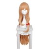 Unique Bargains Women's Curly Wigs 39" Orange with Wig Cap - 2 of 4