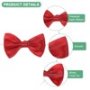 Unique Bargains Polyester Craft DIY Decorative Ribbon Twist Tie Bows 2.4x2.8" 36 Pcs - 2 of 4