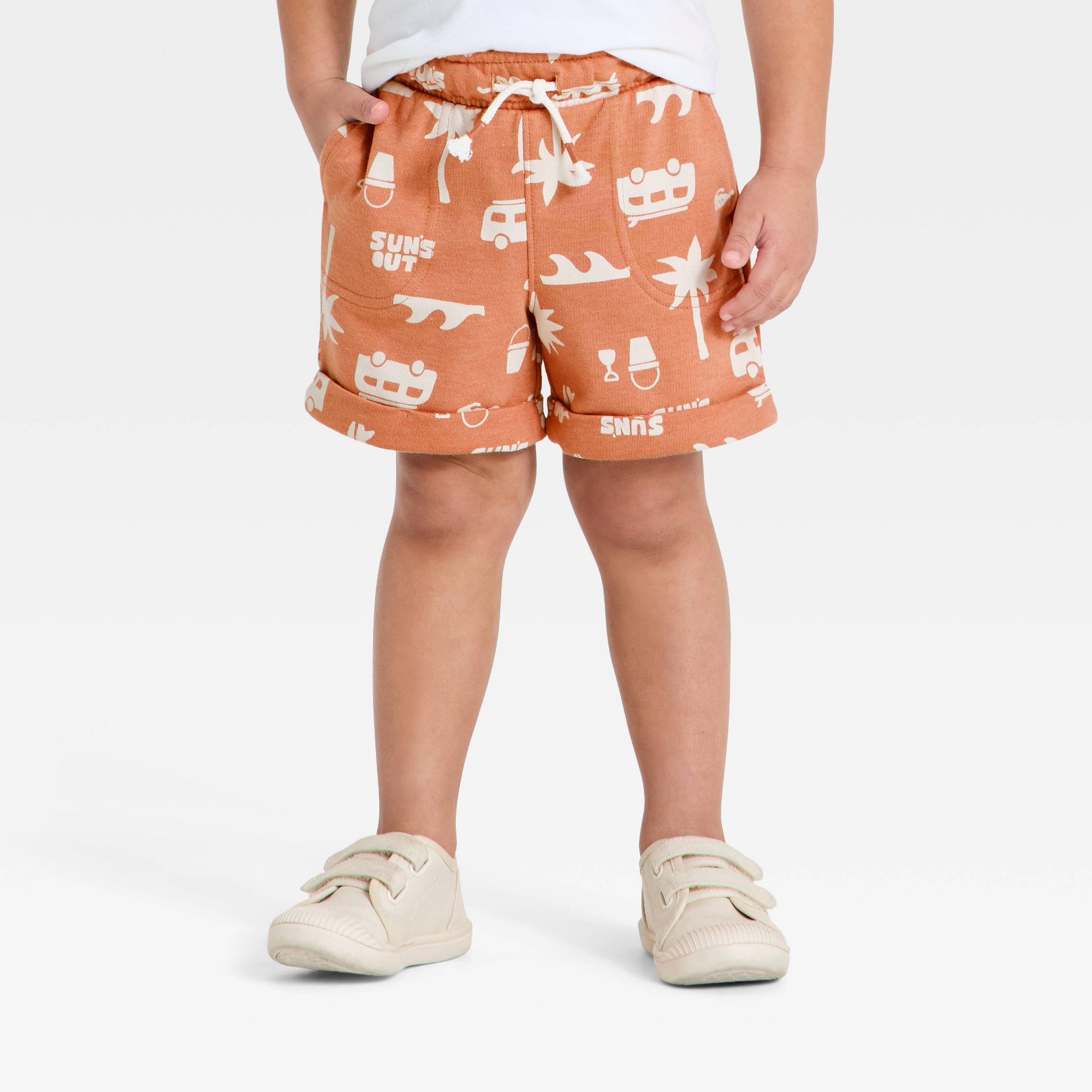 Toddler Boys' Slub Knit Pull-On Shorts - Cat & Jack™