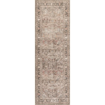 Nuloom Hillstone Collection Deidra Traditional Vintage Medallion Area Rug