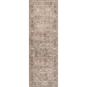 Nuloom Hillstone Collection Deidra Traditional Vintage Medallion Area Rug - 1 of 4