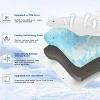 Vipbear 3 Inch Queen Firm Mattress Topper with Ice Silk Cover, Premium Cooling Gel + Bamboo High-Density Memory Foam Mattress Topper - 3 of 4