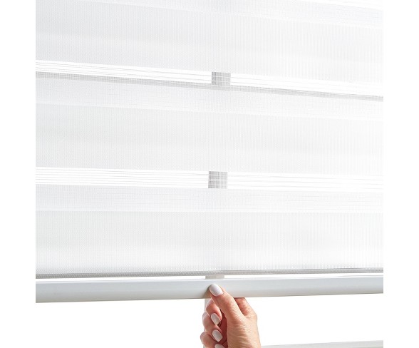 23"x64" Light Filtering Window Shade Panel White - CHF Industries