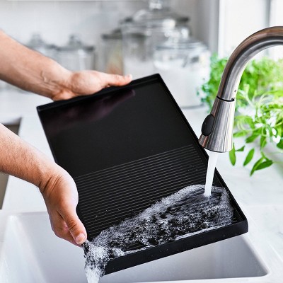 Black Nonstick Electric Griddle with Reversible Grill Plate