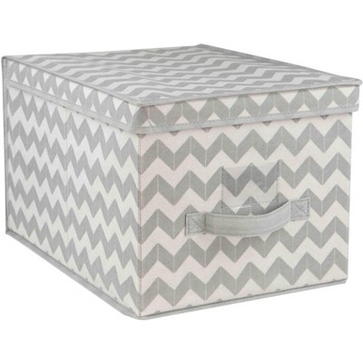 Home Basics Chevron Storage Box