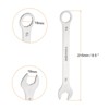Unique Bargains 3Cr13 Stainless Steel Metric 6-Point Ended Box Thin Combination Wrench - 2 of 4