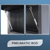 Wall Mounted Storage Cabinet,Metal Garage Cabinet with Doors,Garage Storage, Medicine, Steel Utility, Floating Tool Cabinet,Gray - 3 of 4
