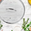 NutriChef Cookware Stockpot Lid - See-Through Tempered Glass Lids (Works with Model: NCSP16) - image 2 of 4