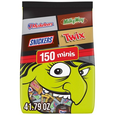 Assorted Halloween Minis Variety Bag - 41.79oz/150ct