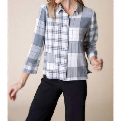 Women's Girl Gone Plaids Mixed Shirt - habitat