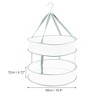 Unique Bargains Folding Durable Double Layer Clothes Drying Basket 1 Pc - 3 of 4