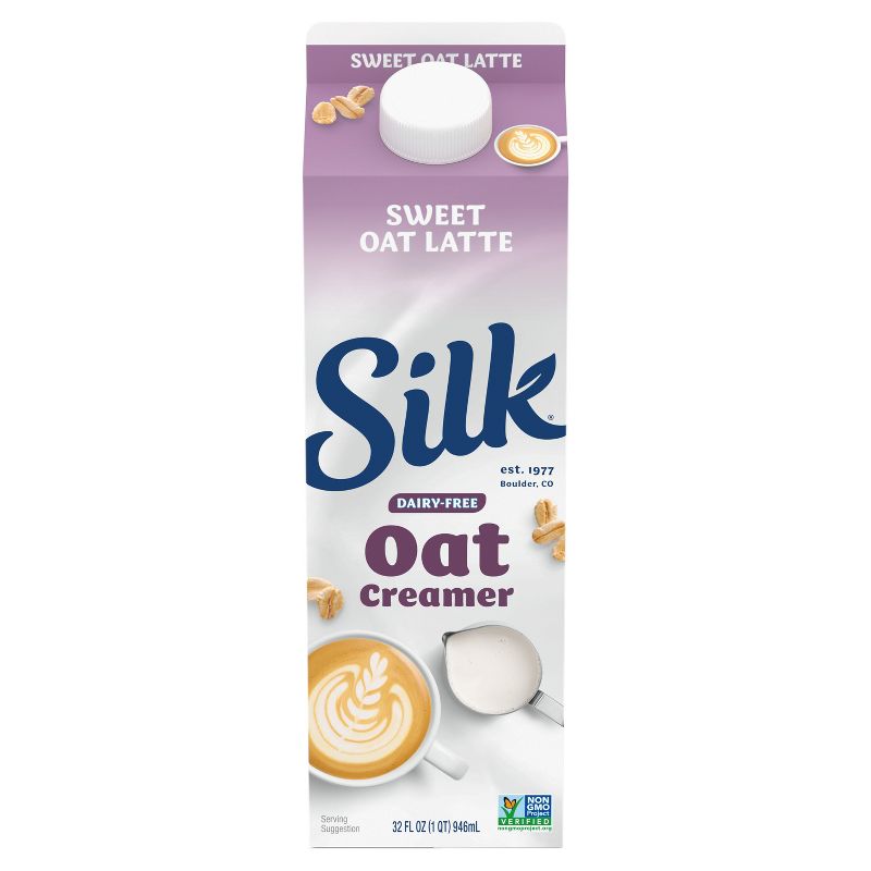 Silk Sweet Oat Latte Creamer - 32 fl oz, 3 of 12