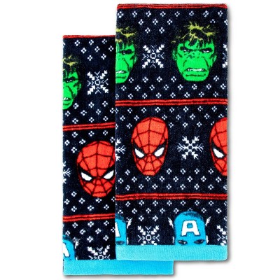 2pk Marvel Avengers Holiday Kitchen Towel Set