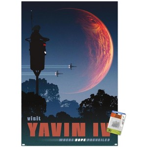 Trends International Star Wars: Yavin 4 - Where Hope Prevailed by Russell Walks Unframed Wall Poster Prints - 1 of 4