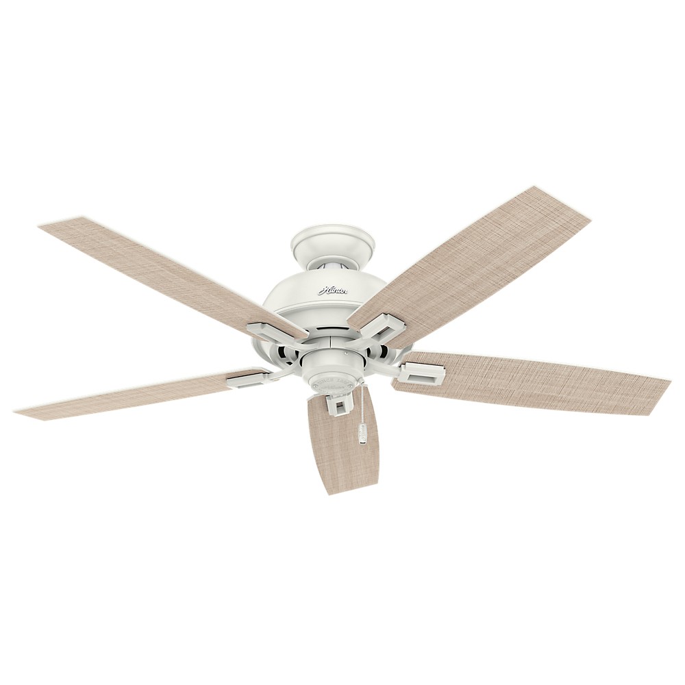 52 Donegan Damp Fresh White Ceiling Fan Hunter Fan