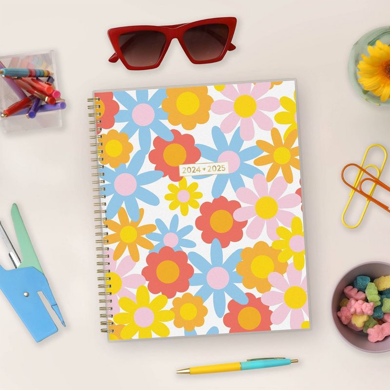 Color Me Courtney for Blue Sky 2024-25 Weekly/Monthly Planner Notes 11&#34;x8.5&#34; Frosted PP Daisy Burst, 3 of 14