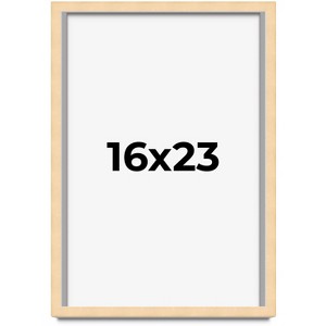 PosterPalooza | Classic Modern Yellow Picture Frame - UV Acrylic, Foam Board Backing, Hanging Hardware - 1 of 4