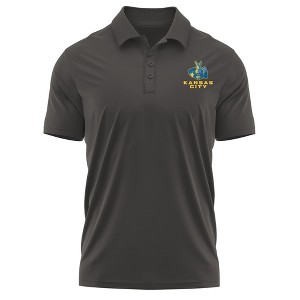 University of Missouri-Kansas City Adult Polo Left Chest Logo, Black - 1 of 4