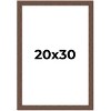 PosterPalooza | 20x30 Wide Barnwood Picture Frame, UV Acrylic, 6 Finishes - Grey, Brown, White, and Black - 2 of 4