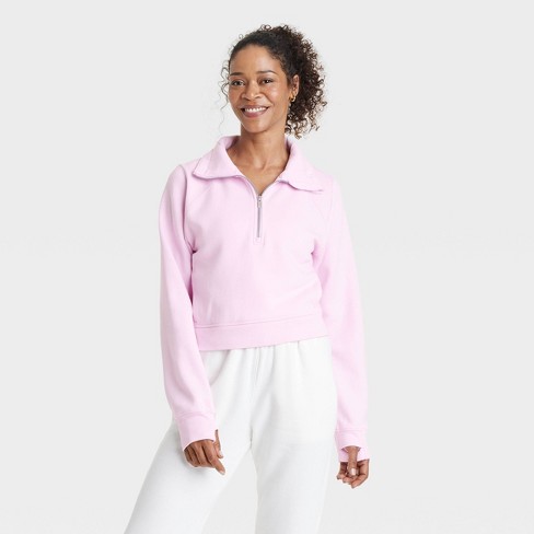 Light pink women's sweatshirt best sale