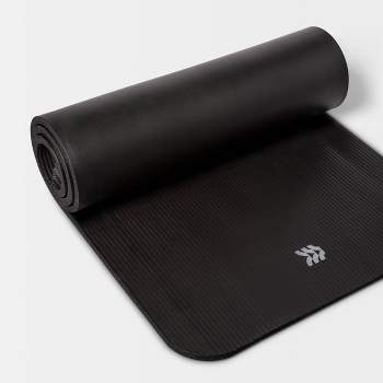 Mind Reader All Purpose 6mm Pvc Extra Thick Yoga Mat With Carrying Strap :  Target