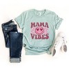 Simply Sage Market Checkered Mama Vibes Retro Short Sleeve Tee - 3 of 4