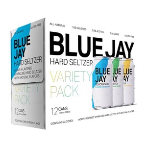 Blue Jay Variety Pack Hard Seltzer - 12pk/12 fl oz Cans - 1 of 4