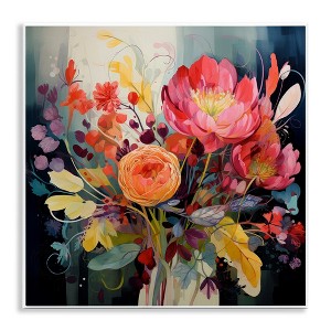 Stupell Industries Modern Mixed Blooms, 12" x 12" - 1 of 4