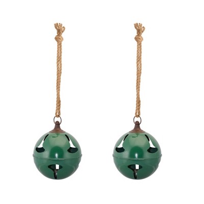 Melrose International Tinsel Sleigh Bell Ornament Garland (Set of 2) main image 0